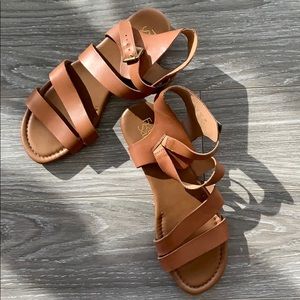 Franco Sarto Leather Sandals